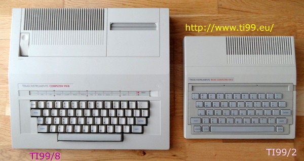 TI computers TI99/2 and TI99/8