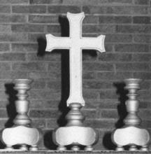 First altar cross
