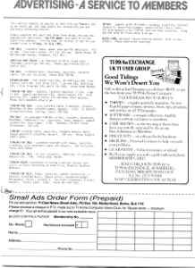 image of page 4 of TI Home Computing Club newsletter