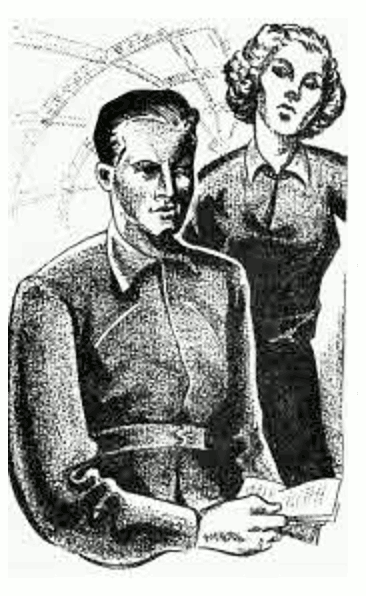 man and woman- illustration for The Ark