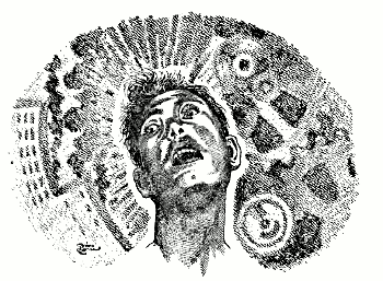 illustration from Dark Summer by Francis G Rayer   1954