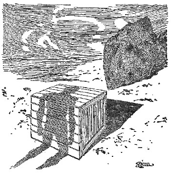 illustration from The Falsifiers, 1956, New Worlds
