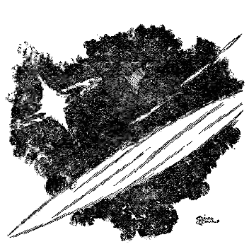 illustration from Hyperant by Francis G Rayer  New Worlds 1956