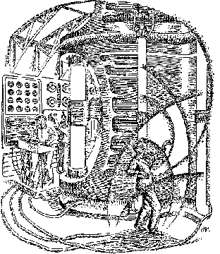 illustration from The Temporal Rift  New Worlds #16