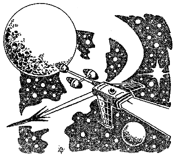 illustration from Stress Complex in  New Worlds #60 1957
