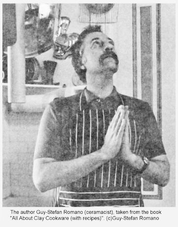 Guy-Stefan Romano in his kitchen Guy-Stefan Romano in his kitchen