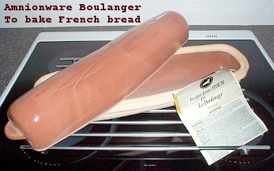 sample of amnionware clayware - boulanger to make French bread, made by Guy-Stefan Romano sample of amnionware clayware - boulanger to make French bread, made by Guy-Stefan Romano