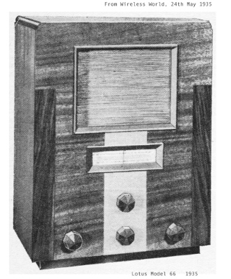 Lotus Model 66 Receiver 1935