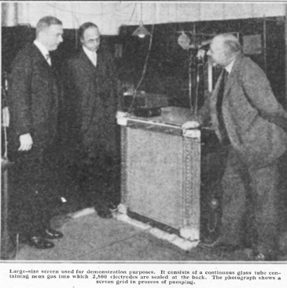 1927 American tv demonstration