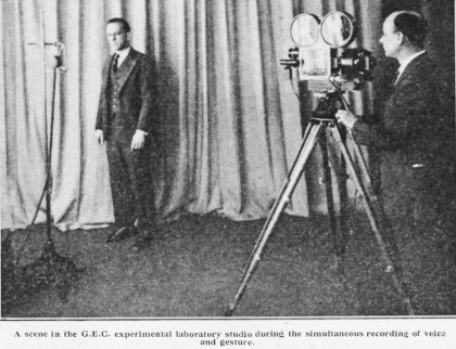 filming with sound- camera with standalone microphone