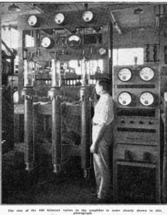 three 100kW valves (one is a spare)