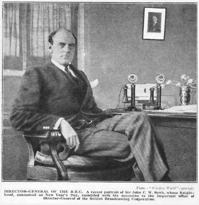 Sir John C W Reith, Kt