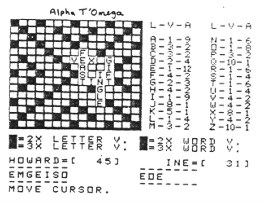 screen shot from game Alpha t'Omega
