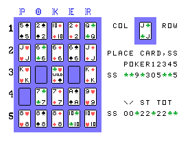 screen grab of game Challenge Poker screenshot of game