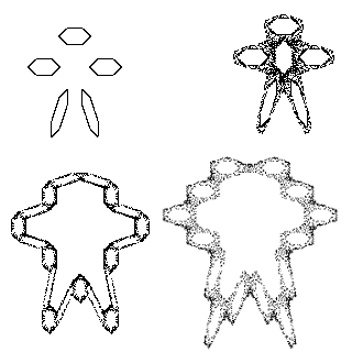 four gingerbread men