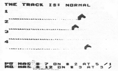 screen shot from game Horserace