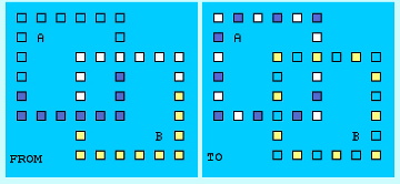 screen shot of game Hungarian Squares