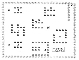 screen shot from game Motor Cross