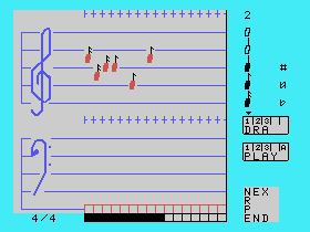 screen dump of Norton Music Synthesizer screenshot of game