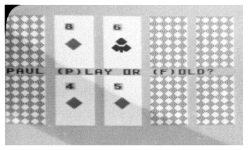 screen shot from game 5 card stud