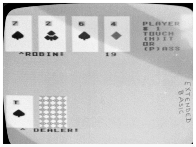 screen shot from game Blackjack