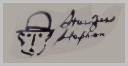 autograph of stainless stephen, music hall comedian