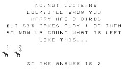 Taking Away for Fun screen shot screen shot from game Taking Away for Fun