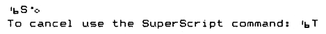 image of TI characters for ESC S and ESC T