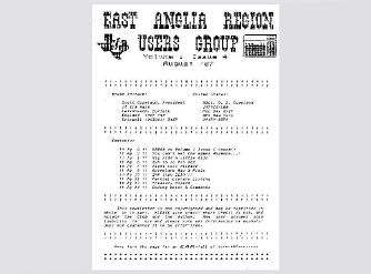 Front cover of East Anglia Region magazine