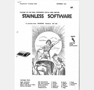 stainless software catalogue front cover